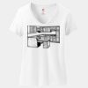 Women's Perfect T Cotton V Neck T Shirt Thumbnail