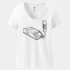 Women's Perfect T Cotton V Neck T Shirt Thumbnail