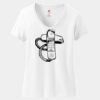 Women's Perfect T Cotton V Neck T Shirt Thumbnail