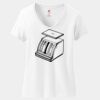 Women's Perfect T Cotton V Neck T Shirt Thumbnail