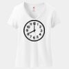 Ladies Perfect T Cotton V Neck T Shirt Thumbnail