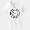 Ladies Perfect T Cotton V Neck T Shirt Thumbnail