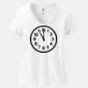 Ladies Perfect T Cotton V Neck T Shirt Thumbnail