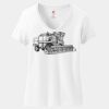 Women's Perfect T Cotton V Neck T Shirt Thumbnail