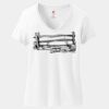 Women's Perfect T Cotton V Neck T Shirt Thumbnail