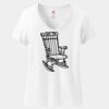Women's Perfect T Cotton V Neck T Shirt Thumbnail