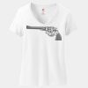 Women's Perfect T Cotton V Neck T Shirt Thumbnail