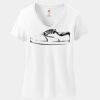 Women's Perfect T Cotton V Neck T Shirt Thumbnail