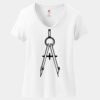 Women's Perfect T Cotton V Neck T Shirt Thumbnail