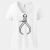 Women's Perfect T Cotton V Neck T Shirt Thumbnail