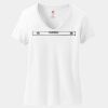 Ladies Perfect T Cotton V Neck T Shirt Thumbnail