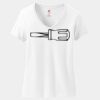 Women's Perfect T Cotton V Neck T Shirt Thumbnail