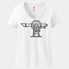 Women's Perfect T Cotton V Neck T Shirt Thumbnail