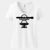 Women's Perfect T Cotton V Neck T Shirt Thumbnail