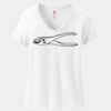 Women's Perfect T Cotton V Neck T Shirt Thumbnail