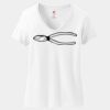 Women's Perfect T Cotton V Neck T Shirt Thumbnail