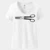 Women's Perfect T Cotton V Neck T Shirt Thumbnail