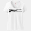 Women's Perfect T Cotton V Neck T Shirt Thumbnail