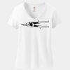 Women's Perfect T Cotton V Neck T Shirt Thumbnail