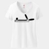 Women's Perfect T Cotton V Neck T Shirt Thumbnail