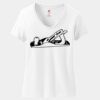Women's Perfect T Cotton V Neck T Shirt Thumbnail