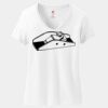 Women's Perfect T Cotton V Neck T Shirt Thumbnail