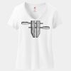 Women's Perfect T Cotton V Neck T Shirt Thumbnail