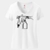 Women's Perfect T Cotton V Neck T Shirt Thumbnail