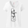 Women's Perfect T Cotton V Neck T Shirt Thumbnail