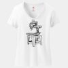 Women's Perfect T Cotton V Neck T Shirt Thumbnail