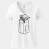 Women's Perfect T Cotton V Neck T Shirt Thumbnail