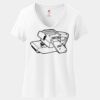 Women's Perfect T Cotton V Neck T Shirt Thumbnail