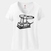 Women's Perfect T Cotton V Neck T Shirt Thumbnail