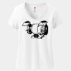 Women's Perfect T Cotton V Neck T Shirt Thumbnail