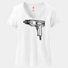 Ladies Perfect T Cotton V Neck T Shirt Thumbnail