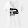 Women's Perfect T Cotton V Neck T Shirt Thumbnail