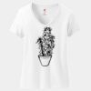 Women's Perfect T Cotton V Neck T Shirt Thumbnail