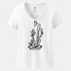 Women's Perfect T Cotton V Neck T Shirt Thumbnail