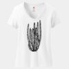 Women's Perfect T Cotton V Neck T Shirt Thumbnail