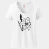 Women's Perfect T Cotton V Neck T Shirt Thumbnail