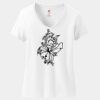 Women's Perfect T Cotton V Neck T Shirt Thumbnail