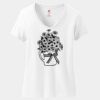 Women's Perfect T Cotton V Neck T Shirt Thumbnail