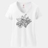 Women's Perfect T Cotton V Neck T Shirt Thumbnail