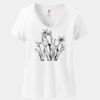 Women's Perfect T Cotton V Neck T Shirt Thumbnail