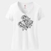 Women's Perfect T Cotton V Neck T Shirt Thumbnail