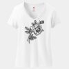 Women's Perfect T Cotton V Neck T Shirt Thumbnail