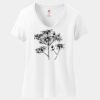 Women's Perfect T Cotton V Neck T Shirt Thumbnail