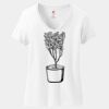 Women's Perfect T Cotton V Neck T Shirt Thumbnail