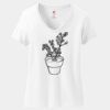 Women's Perfect T Cotton V Neck T Shirt Thumbnail