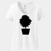 Women's Perfect T Cotton V Neck T Shirt Thumbnail